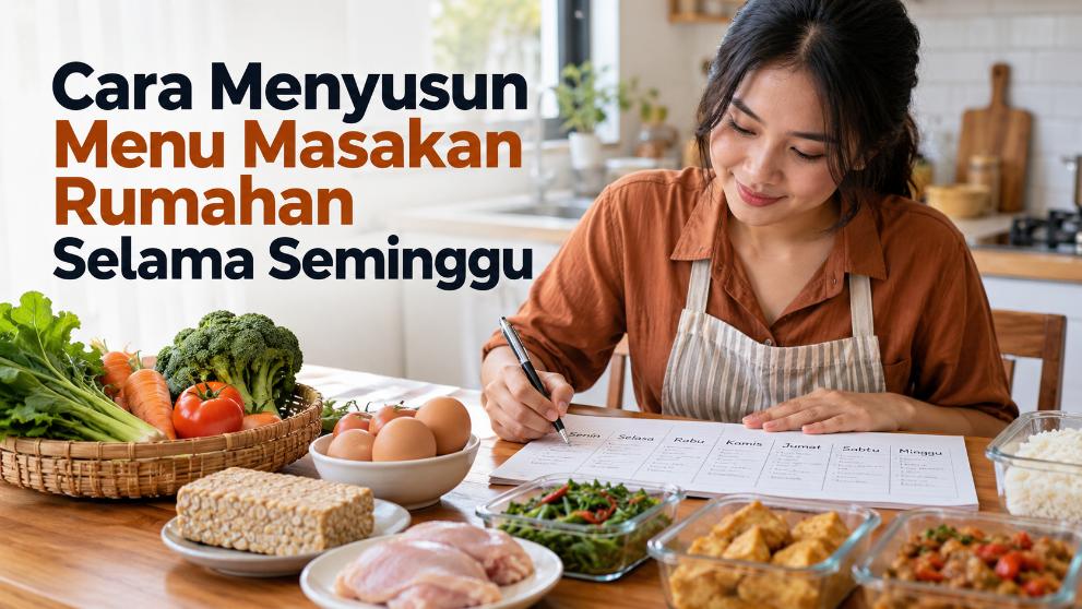 Cara Menyusun Menu Masakan Rumahan Selama Seminggu
